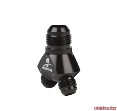 Aeromotive Fuel System Y-Block, AN-12 - 2x AN-08 - 15677