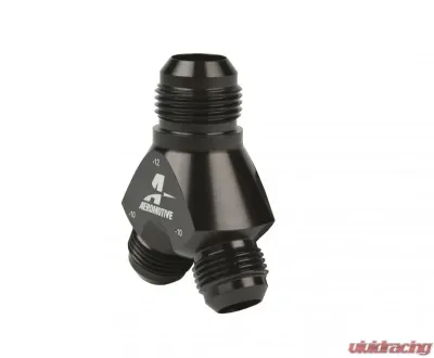 Aeromotive Fuel System Y-Block, AN-12 - 2x AN-10 - 15678