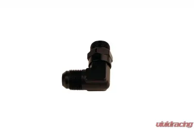 Aeromotive Fuel System Fitting Elbow 90-Deg AN-10 ORB to AN-10 Flare Black Aluminum - 15691