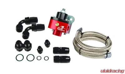 Aeromotive Fuel System Single Carburetor Regulator(P/N 13201) Kit(regulator, hose, hose ends, fittings) - 17120