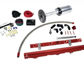 Aeromotive Fuel System Kit for C6 Corvette - 18670 A1000, 14114 LS-2 Rails, 16306 PSC