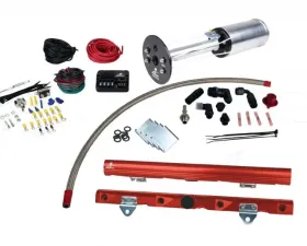 Aeromotive Fuel System Kit for C6 Corvette with 18670 A1000, LS-7 Rails, and Fittings