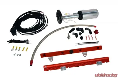Aeromotive Fuel System Kit for C6 Corvette - Includes 18671 Eliminator, 14106 LS-1 Rails, 16307 Wire Kit - 17180