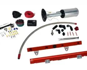 Aeromotive Fuel System Kit for C6 Corvette - Includes 18671 Eliminator, 14106 LS-1 Rails, 16306 PSC Fittings