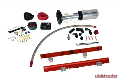 Aeromotive Fuel System Kit for C6 Corvette - Includes 18671 Eliminator, 14106 LS-1 Rails, 16306 PSC Fittings - 17181