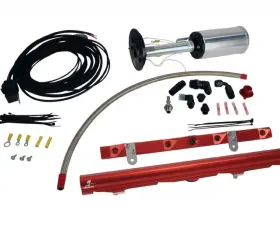 Aeromotive Fuel System Kit for C6 Corvette - 18671 Eliminator, LS-2 Rails, Wire Kit, Fittings