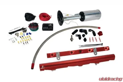 Aeromotive Fuel System Kit for C6 Corvette - Includes 18671 Eliminator, 14114 LS-2 Rails, 16306 PSC Fittings - 17183