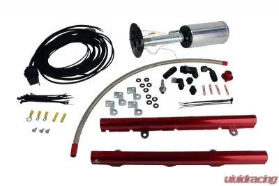 Aeromotive Fuel System Kit for C6 Corvette - 18671 Eliminator, 14115 LS-3 Rails, 16307 Wire Kit - 17184