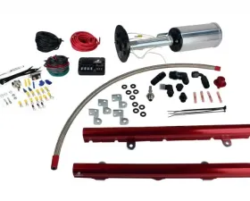 Aeromotive Fuel System Kit for C6 Corvette - Includes 18671 Eliminator, 14115 LS-3 Rails, 16306 PSC Fittings