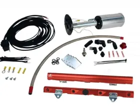 Aeromotive Fuel System Kit for C6 Corvette - Includes 18671 Eliminator, LS-7 Rails, Wire Kit