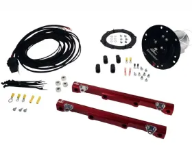 Aeromotive Fuel System Kit for 2003-2004 Ford Mustang Cobra - Includes 18680 Elim, 14111 Rails, 16307 Wire Kit