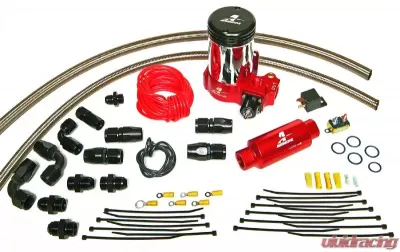 Aeromotive A2000 Drag Race Fuel Pump Kit with Lines, Fittings, Hose Ends, P/N 11202 - 17202