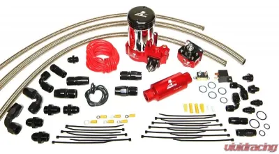 Aeromotive Fuel System A2000 Complete Drag Race Fuel System Single Carb(11202 pump, 13201 reg., lines) - 17203