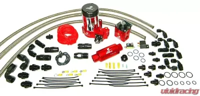 Aeromotive Fuel System A2000 Complete Drag Race Fuel System Dual Carbs(11202 pump, 13203 reg,lines) - 17204