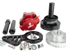 Aeromotive B.B Chevy Belt Drive Installation Kit with 11105 Pump, Pulleys, and Bracket
