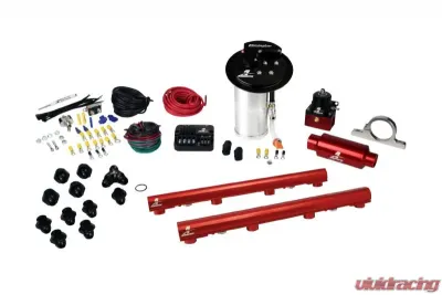 Aeromotive Fuel System for 2010-2013 Ford Mustang GT - Complete Kit with Rails & Fittings - 17343