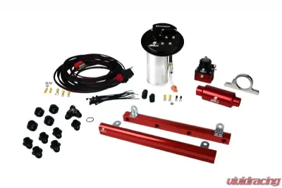 Aeromotive Fuel System for 2010-2013 Ford Mustang GT with Rails and Wire Kit - 17344