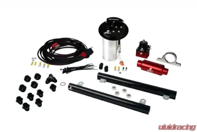 Aeromotive Fuel System for 2010-2013 Ford Mustang GT - Complete Kit with Rails and Fittings - 17346