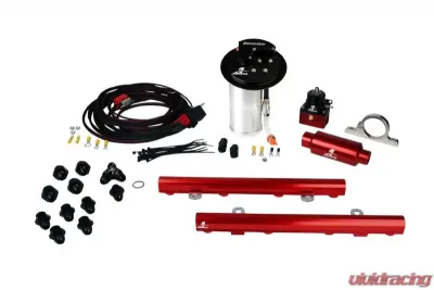 Aeromotive Fuel System for 2010-2013 Ford Mustang GT - Complete Kit with Rails & Wire Kit - 17348
