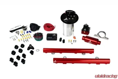 Aeromotive Fuel System for 2010-2013 Ford Mustang GT with Rails and Fittings - 17349