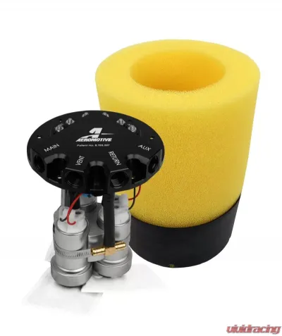 Aeromotive Triple 450 Phantom Fuel Pump - Universal Internal Mount, 6-10" Depth - 18311