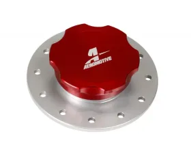 Aeromotive Fuel System Screw-On Fill Cap, 3-inch, Flanged, 12-Bolt