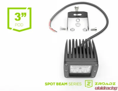ZROADZ (1) 3 Inch LED Flood Beam Pod Lights - Z30BC14W20