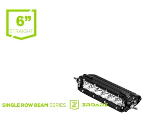 ZROADZ (1) 6 Inch LED Straight Single Row Slim Light Bar