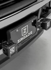 ZROADZ Universal License Plate Frame LED Bracket Incl. (2) 3 Inch LED Pod Lights Chevrolet Silverado 1500 2015-2025                                     - Z310005 - Image 3