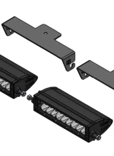 ZROADZ Universal Panel Clamp LED Kit Incl. (2) 6 Inch LED Straight Single Row Slim Light Bars Chevrolet Silverado 1500 2015-2022                                     - Z310006-KIT - Image 4