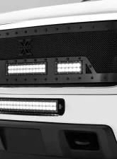 ZROADZ Front Bumper Center LED Kit Incl (1) 20 Inch LED Straight Dble Row Light Bar Silverado 2500|3500 2011-2013                                     - Z321151-KIT - Image 2