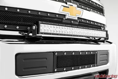 ZROADZ Front Bumper Top LED Bracket to mount (1) 30 Inch LED Light Bar Silverado Sierra HD 2015-2019 - Z321221