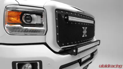 ZROADZ Front Bumper Top LED Bracket to mount (1) 30 Inch LED Light Bar Silverado Sierra HD 2015-2019 - Z321221