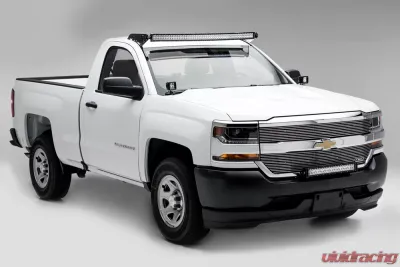 ZROADZ Front Bumper Top LED Kit Incl (1) 30 Inch LED Straight Double Row Light Bar Chevrolet Silverado 1500 2016-2018 - Z322082-Kit