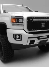 ZROADZ Front Bumper Center LED Kit Incl (1) 12 Inch LED Straight Double Row Light Bar Sierra 2500|3500 2015-2019                                     - Z322111-Kit - Image 4