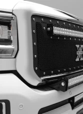 ZROADZ Front Bumper Center LED Kit Incl (1) 12 Inch LED Straight Double Row Light Bar Sierra 2500|3500 2015-2019                                     - Z322111-Kit - Image 4