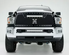 ZROADZ Front Bumper Center LED Kit Incl. (1) 20 Inch LED Straight Double Row Light Bar Ram 2500|3500 2010-2019