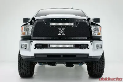 ZROADZ Front Bumper Center LED Kit Incl. (1) 20 Inch LED Straight Double Row Light Bar Ram 2500|3500 2010-2019 - Z324521-Kit