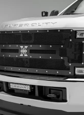 ZROADZ Front Bumper Center LED Kit Incl. (1) 12 Inch LED Straight Double Row Light Bar Ford Super Duty 2017-2021                                     - Z325471-Kit - Image 7