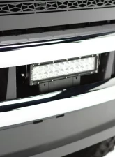 ZROADZ Front Bumper Center LED Kit Incl. (1) 12 Inch LED Straight Double Row Light Bar Ford Super Duty 2017-2021                                     - Z325471-Kit - Image 2