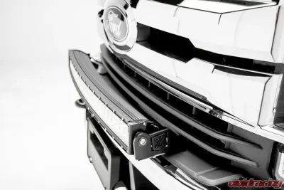 ZROADZ Front Bumper Top LED Kit with 30" LED Curved Double Row Light Bar Ford F-250 | F-350 | F-450 | F-550 Super Duty 2017-2019 - Z325472-Kit
