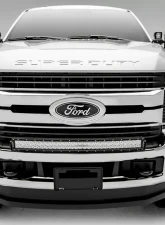 ZROADZ Front Bumper Top LED Kit with 30" LED Curved Double Row Light Bar Ford F-250 | F-350 | F-450 | F-550 Super Duty 2017-2019                                     - Z325472-Kit - Image 4