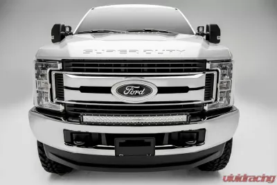 ZROADZ Front Bumper Top LED Kit with 30" LED Curved Double Row Light Bar Ford F-250 | F-350 | F-450 | F-550 Super Duty 2017-2019 - Z325472-Kit