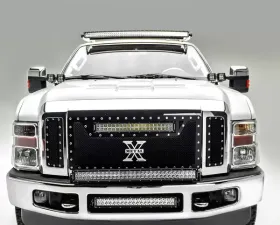 ZROADZ Front Bumper Top LED Kit Incl. (1) 30 Inch LED Straight Double Row Light Bar Ford Super Duty 2008-2010