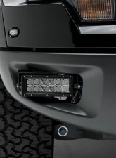 ZROADZ Front Bumper OEM Fog LED Kit Incl. (2) 6 Inch LED Straight Double Row Light Bars Ford F-150 Raptor 2010-2014                                     - Z325651-Kit - Image 7