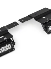 ZROADZ Front Bumper OEM Fog LED Kit Incl. (2) 6 Inch LED Straight Double Row Light Bars Ford F-150 Raptor 2010-2014                                     - Z325651-Kit - Image 5