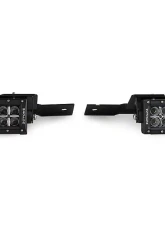 ZROADZ Front Bumper OEM Fog LED Kit Incl. (2) 6 Inch LED Straight Double Row Light Bars Ford F-150 Raptor 2010-2014                                     - Z325651-Kit - Image 6