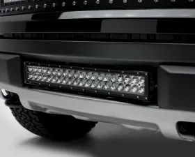 ZROADZ Front Bumper Center LED Kit Incl (1) 20 Inch LED Straight Double Row Light Bar Ford F-150 Raptor 2010-2014