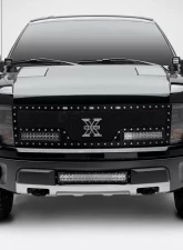 ZROADZ Front Bumper Center LED Kit Incl (1) 20 Inch LED Straight Double Row Light Bar Ford F-150 Raptor 2010-2014                                     - Z325661-Kit - Image 3