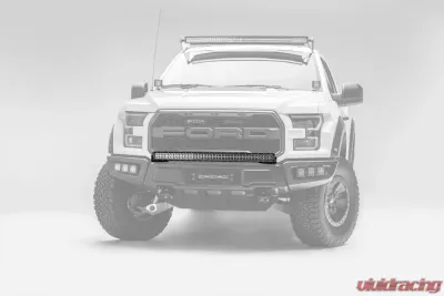 ZROADZ Front Bumper Top LED Kit (1) 40"LED Curved Double Row Light Bar Ford Raptor 2017-2025 - Z325662-KIT